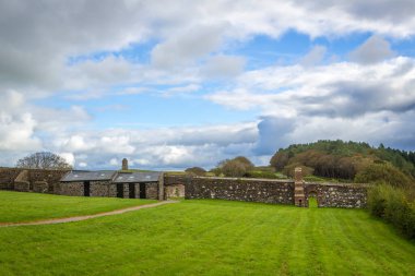 Castlerock 'taki Mussenden Tapınağı, Co Derry, Kuzey İrlanda