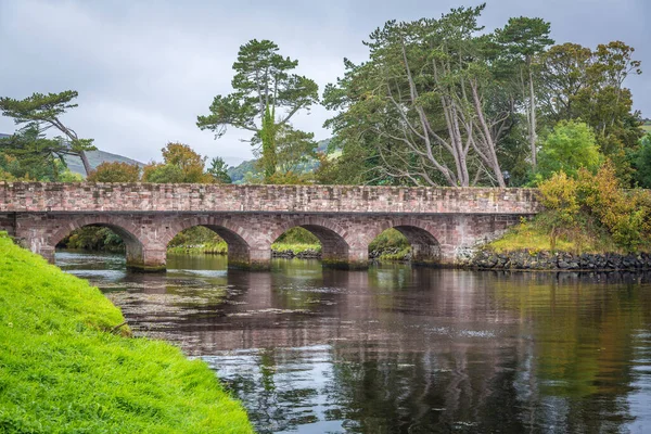 Rlanda Nın Antrim Ilçesinde Cushendun Yakınlarında Küçük Bir Sahil Köyü — Stok fotoğraf