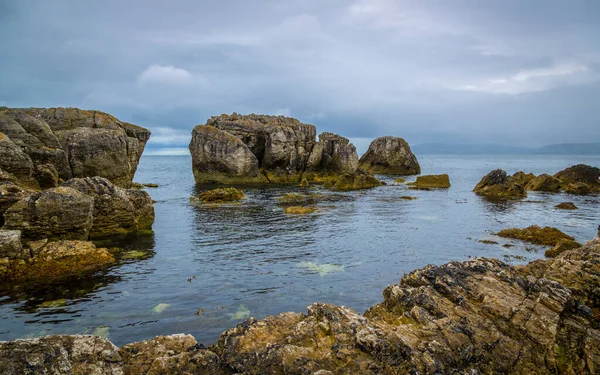Krásná Skalnatá Mořská Krajina Irsku — Stock fotografie
