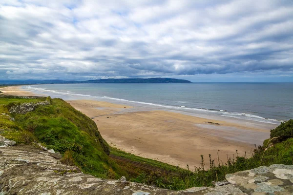 Nedförsbacke Sandstrand Derry Nordirland — Stockfoto