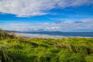 Sandy Beach Portstewart Strand, Co Derry, Kuzey İrlanda
