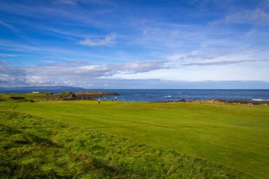 Sandy Beach Portstewart Strand, Co Derry, Kuzey İrlanda