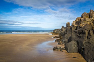 Sandy Beach Portstewart Strand, Co Derry, Kuzey İrlanda