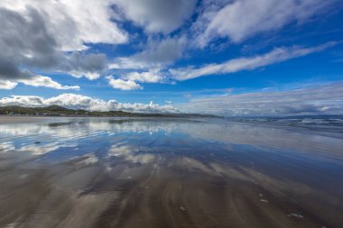 Sandy Beach Portstewart Strand, Co Derry, Kuzey İrlanda