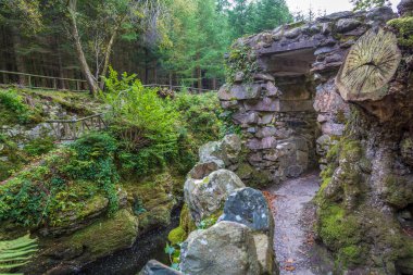 Güzel Tollymore Orman Parkı, Newcastle, Kuzey İrlanda 