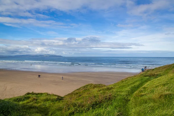 Sandy Beach Portstewart Strand Derry Irlanda Del Norte — Foto de Stock