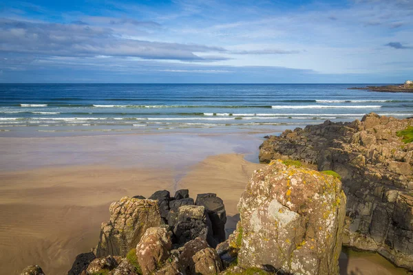 Sandy Beach Portstewart Strand Derry Irlanda Del Norte — Foto de Stock