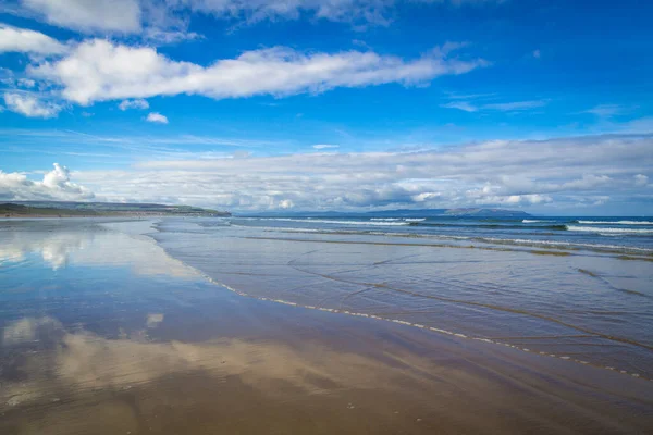 Praia Areia Portstewart Strand Derry Irlanda Norte — Fotografia de Stock