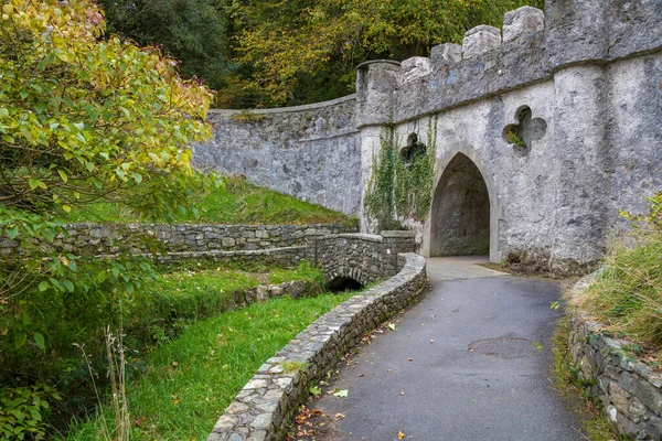 Gerbang Taman Hutan Tollymore Yang Indah Newcastle Irlandia Utara — Stok Foto