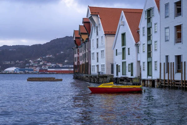 Norveç Bergen Şehir Manzarası — Stok fotoğraf