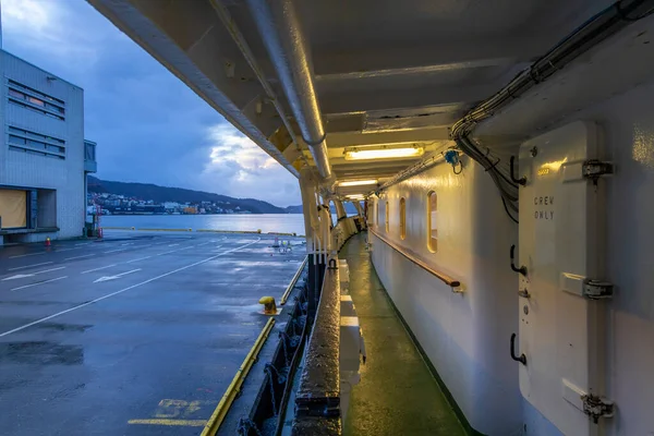 Old Passenger Ship Cruise Norwegian Coast Lie Trondheim — Stock Photo, Image