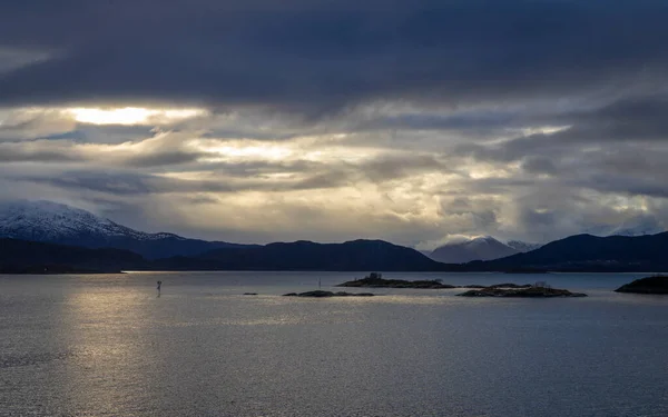 Beautiful Landscape Coast Norwegians Sea — Stock Photo, Image