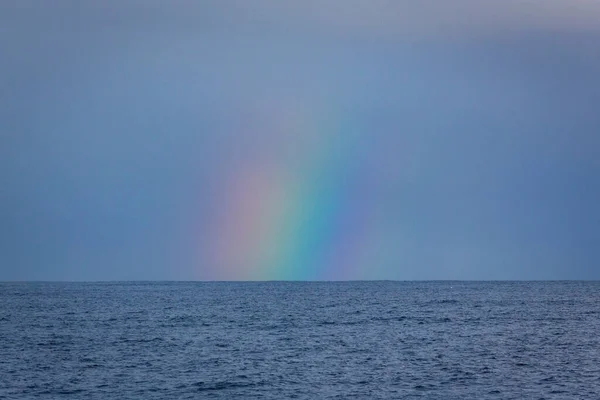 Rainbow Lighthouse Grasoyane Fyr Norwegian Sea — Stock Photo, Image