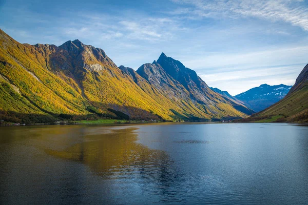 Landschaft Hjrundfjord Und Noringfjord Norwegisch — Stockfoto