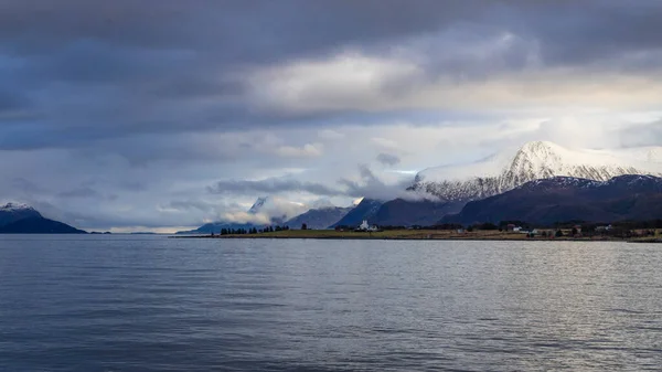 Prachtig Landschap Van Noorse Zee — Stockfoto