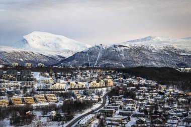Tromso, Kuzey Norveç 'te Görünüm