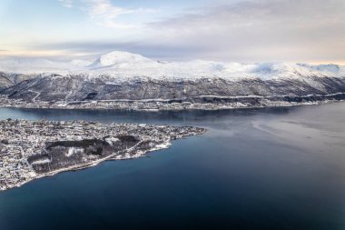Tromso, Kuzey Norveç 'te Görünüm