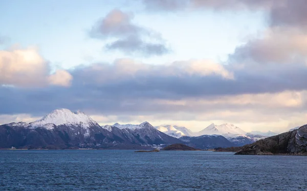 Piękny Krajobraz Morza Norweskiego — Zdjęcie stockowe