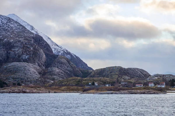 Vackert Landskap Vid Den Norska Kusten — Stockfoto