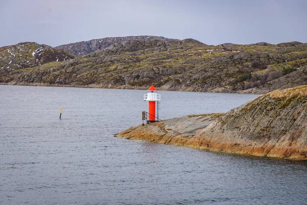 Hamningång För Fartyg Till Bodo Vid Norska Havet — Stockfoto