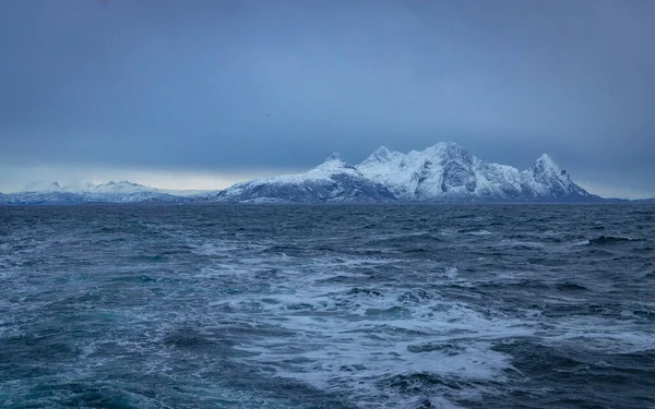 Hermoso Paisaje Del Mar Noruega — Foto de Stock