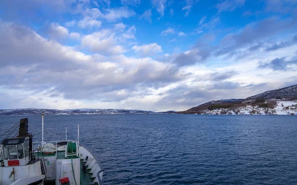 Coast Finnsnes North Norway — Stock Photo, Image