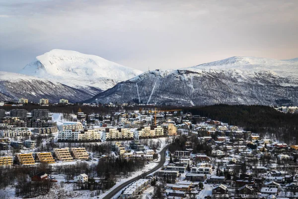 Kilátás Tromso Észak Norvégia — Stock Fotó