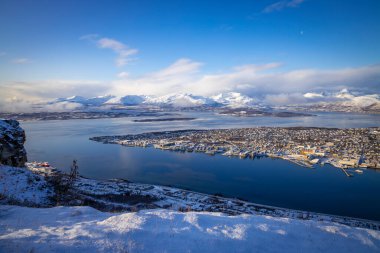 Tromso, Kuzey Norveç 'te Görünüm