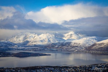 Tromso, Kuzey Norveç 'te Görünüm