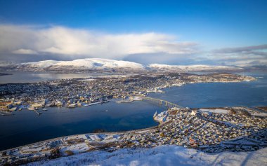 Tromso, Kuzey Norveç 'te Görünüm