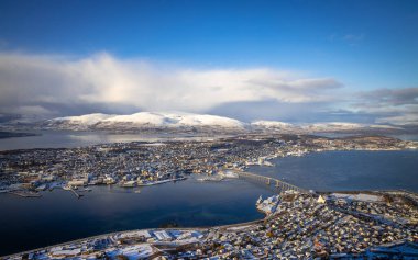 Tromso, Kuzey Norveç 'te Görünüm