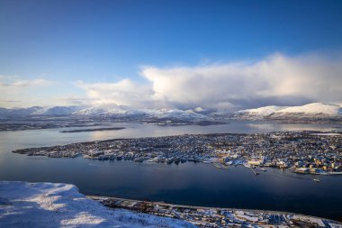 Tromso, Kuzey Norveç 'te Görünüm