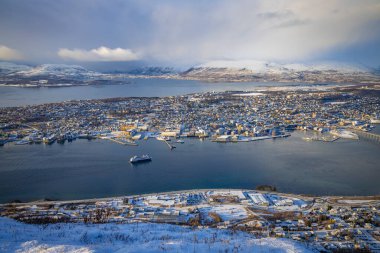 Tromso, Kuzey Norveç 'te Görünüm