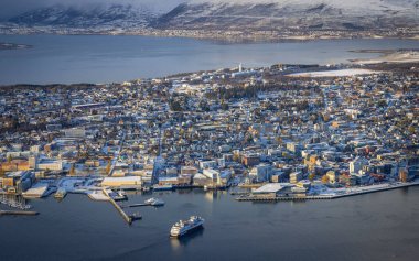 Tromso, Kuzey Norveç 'te Görünüm