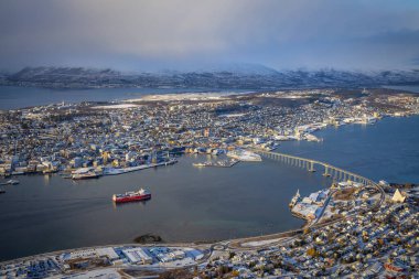 Tromso, Kuzey Norveç 'te Görünüm