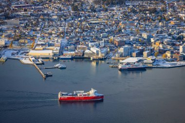 Tromso, Kuzey Norveç 'te Görünüm
