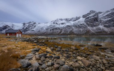 Norveç 'in güzel kuzey manzarası