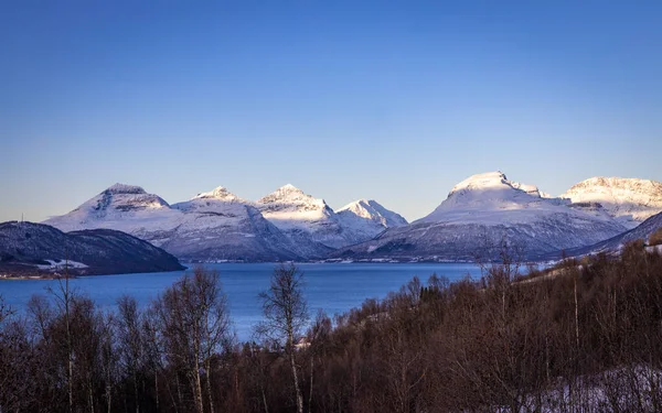 Landschaft Bei Tromsö Nordnorwegen — Stockfoto