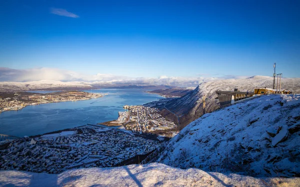Vista Sobre Tromso Norte Noruega — Foto de Stock