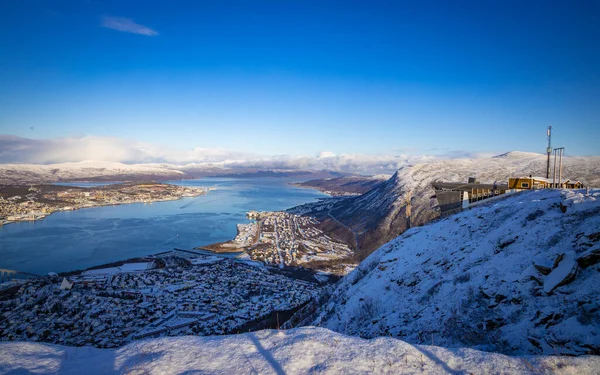 Vista Sobre Tromso Norte Noruega — Foto de Stock