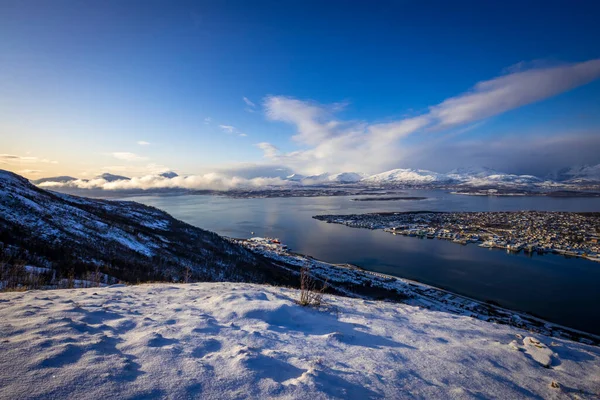 Vista Sobre Tromso Norte Noruega —  Fotos de Stock