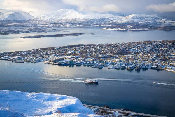 Spitsbergen Più Grande Unica Isola Permanentemente Popolata Dell Arcipelago Delle — Foto Stock