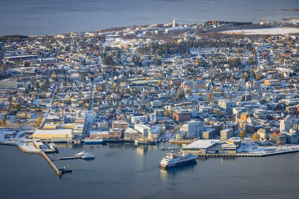 Visa Tromso Nordnorge — Stockfoto