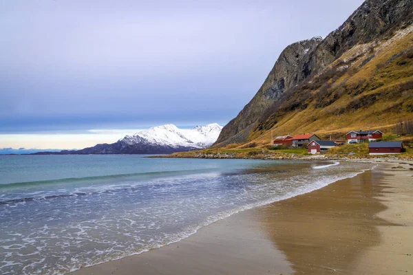 Hillesoy Ist Eine Ehemalige Gemeinde Alten Kreis Troms Norwegen — Stockfoto