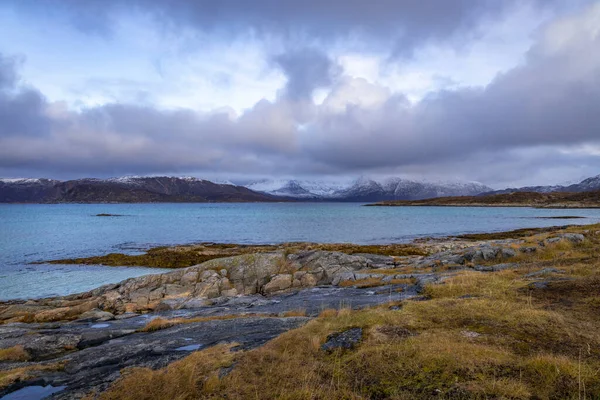 トロムズのソマロイ海岸 Finnmark County Norway — ストック写真