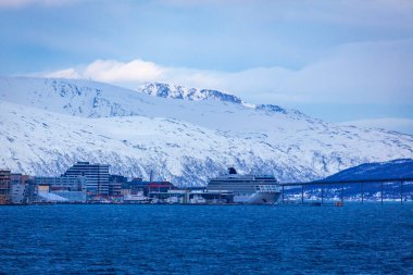 Tromso, Kuzey Norveç 'te Görünüm