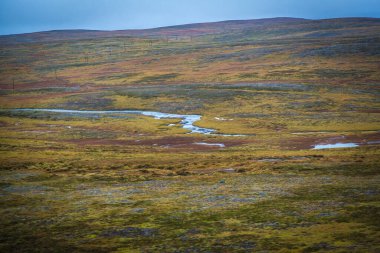 Norveç 'in güzel kuzey manzarası