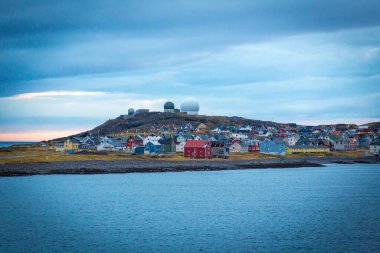 Norveç 'in Barents Denizi' ndeki Vardo kasabası.
