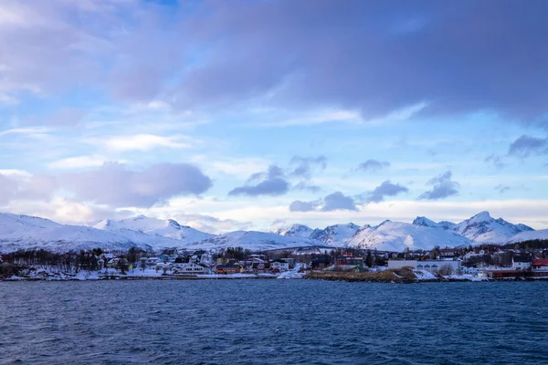 Widok Tromso Norwegia Północna — Zdjęcie stockowe