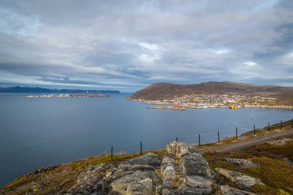 Ciudad Hammerfest Mar Noruega —  Fotos de Stock